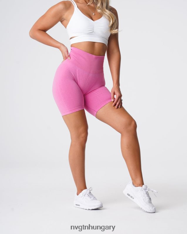 nők fitnesz B8T0BH479 NVGTN rágógumi rózsaszín motoros rövidnadrág