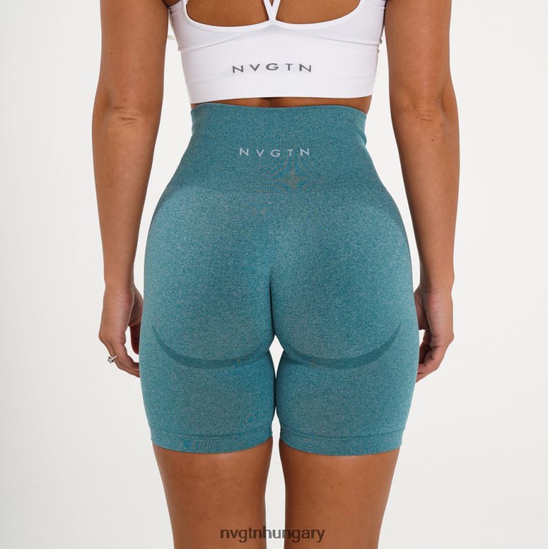 nők fitnesz B8T0BH482 NVGTN a zöldeskék motoros rövidnadrág