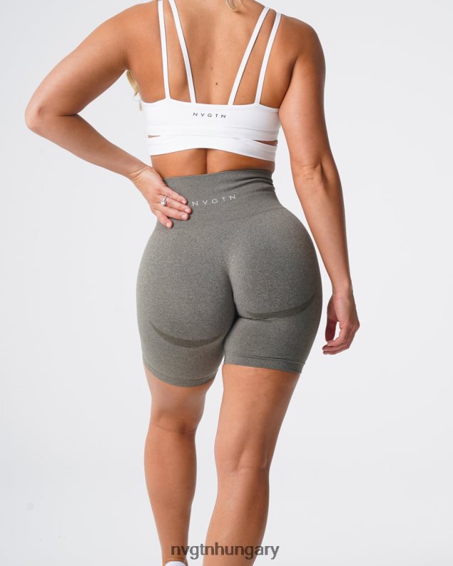 nők fitnesz B8T0BH484 NVGTN khaki zöld motoros rövidnadrág