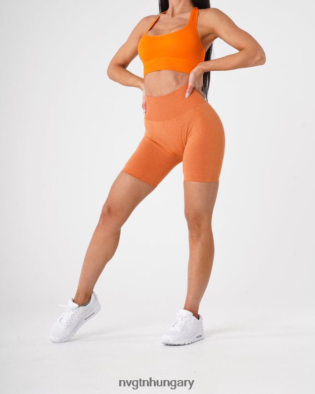 nők fitnesz B8T0BH485 NVGTN égetett narancs motoros rövidnadrág
