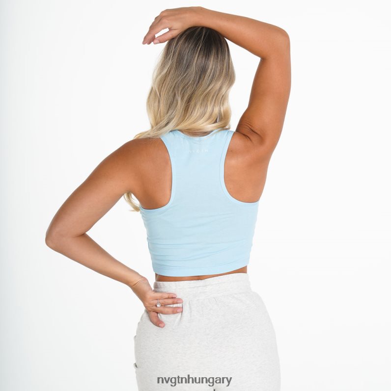 nők fitnesz B8T0BH297 NVGTN babakék og tank
